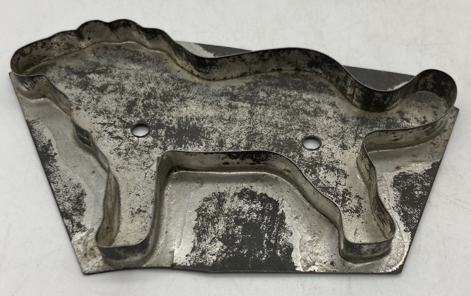 Lion Antique Primitive Flat Back Tin Farmhouse Folk Cookie Cutter Hand Soldered Lion Antique Primitive Flat Back Tin Farmhouse Folk Cookie Cutter Hand Soldered