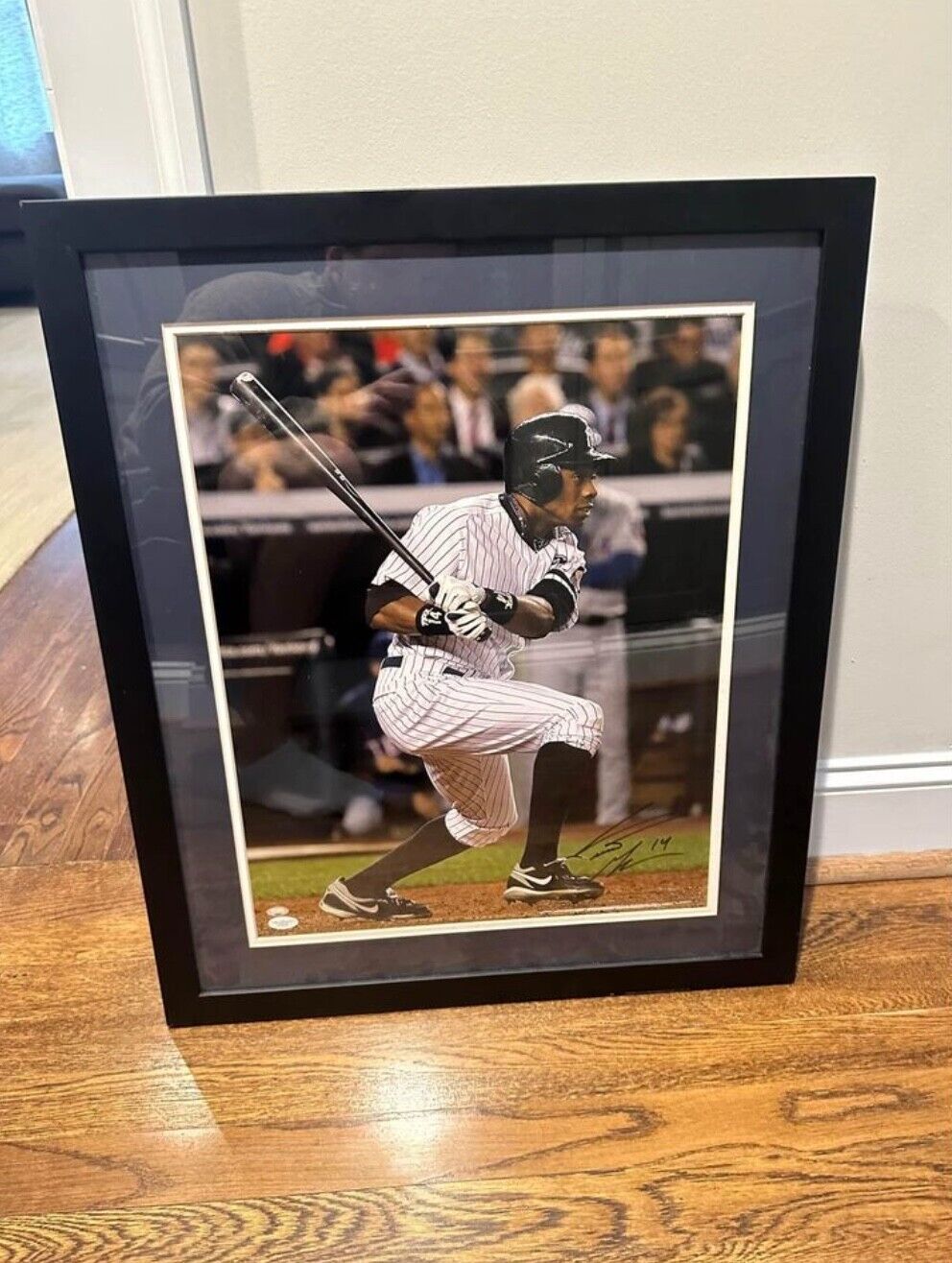 Curtis Granderson Signed New York Yankees Portrait (Certificate of Authenticity)