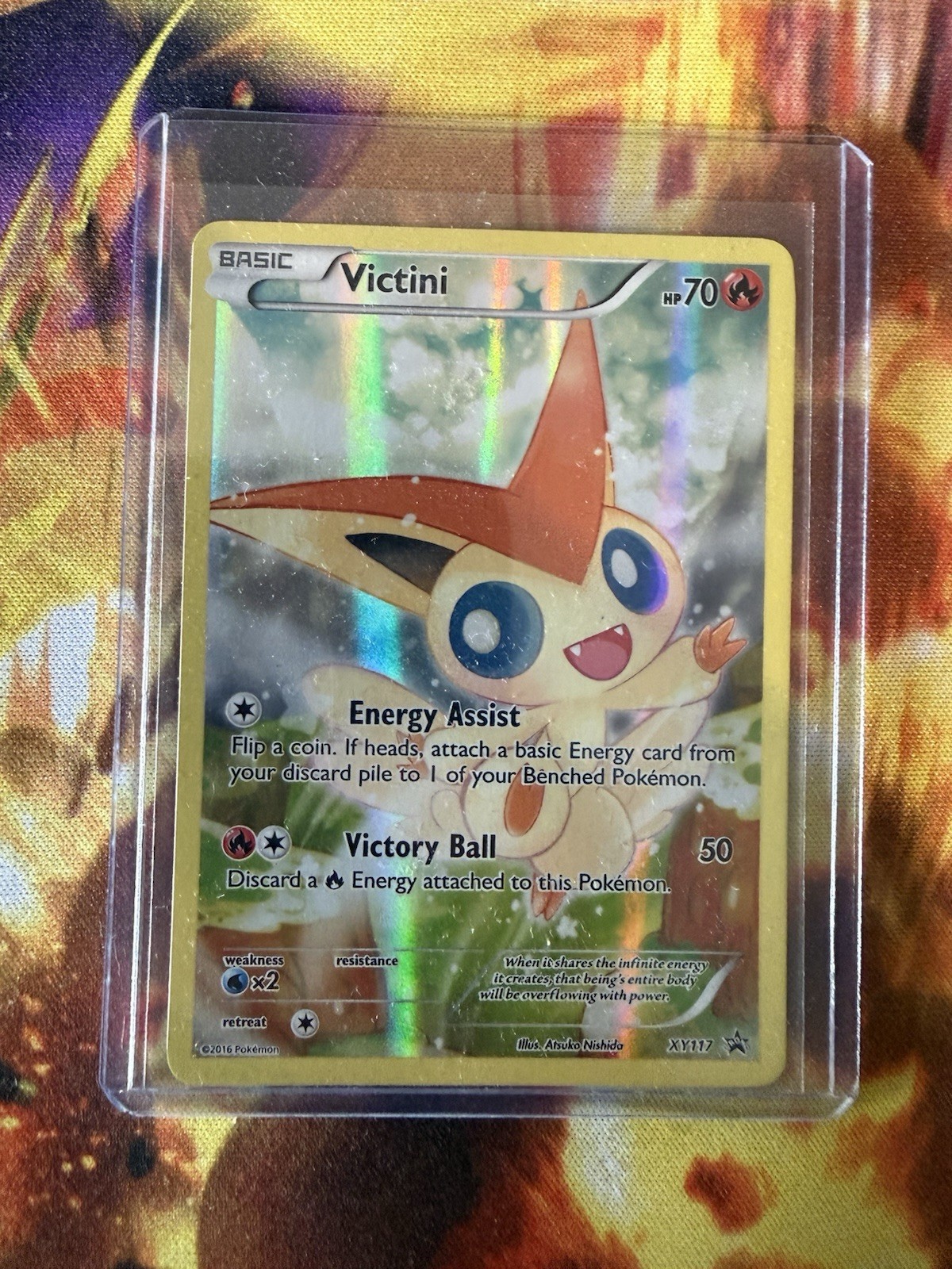 Pokémon Company Victini XY117 XY Promo Holo Pokémon TCG English 2016 70 HP Basic Pokémon Company Victini XY117 XY Promo Holo Pokémon TCG English 2016 70 HP Basic