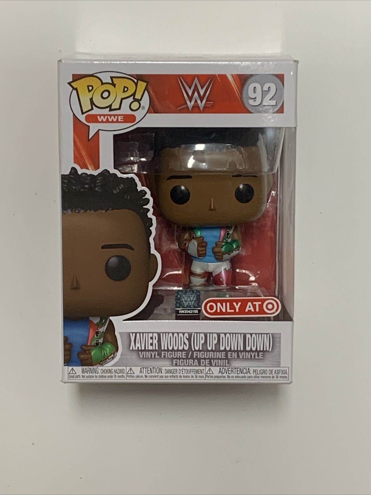 Funko POP Xavier Woods WWE #92 (Up Up Down Down) Target Exclusive 