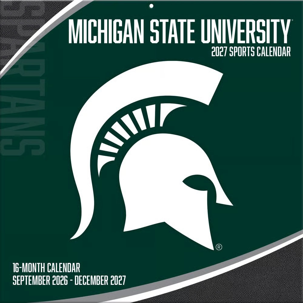 Turner Licensing, Michigan State Spartans 2027 Wall Calendar Turner Licensing, Michigan State Spartans 2027 Wall Calendar