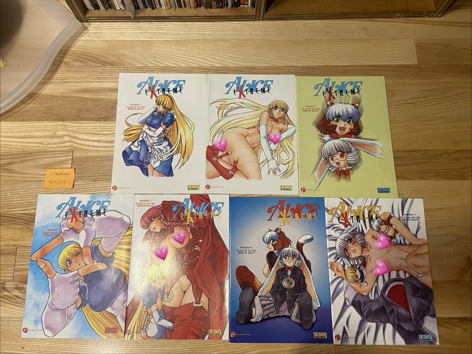 Alice Extreme #1-7 Rare Underground Manga Comics (2003) Lot Alice Extreme #1-7 Rare Underground Manga Comics (2003) Lot