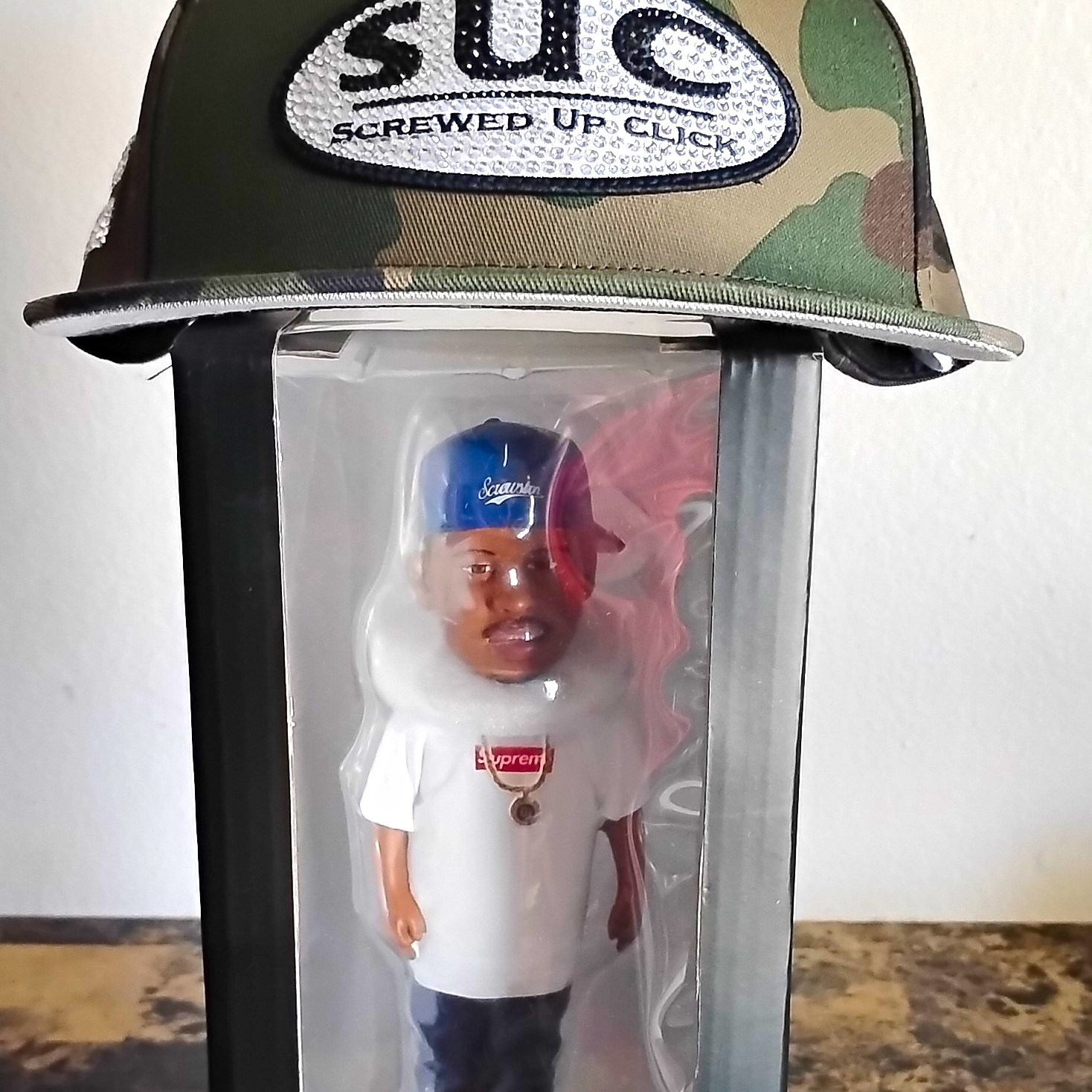 Supreme DJ Screw Bobblehead and Hat both brand new. Supreme SS26 Supreme DJ Screw Bobblehead and Hat both brand new. Supreme SS26