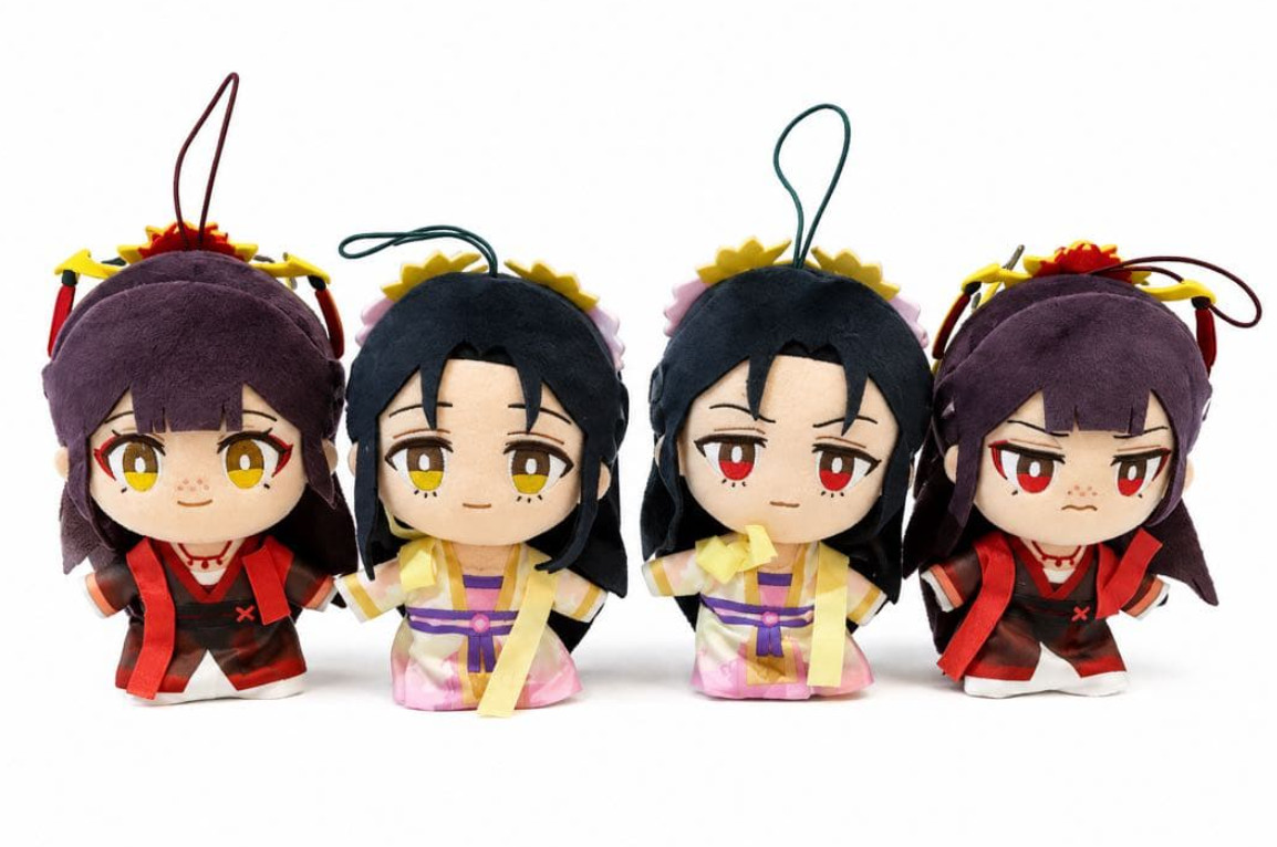 Though I Am an Inept Villainess Plush Mascot Charm KoreNui Set of 4 Complete Though I Am an Inept Villainess Plush Mascot Charm KoreNui Set of 4 Complete