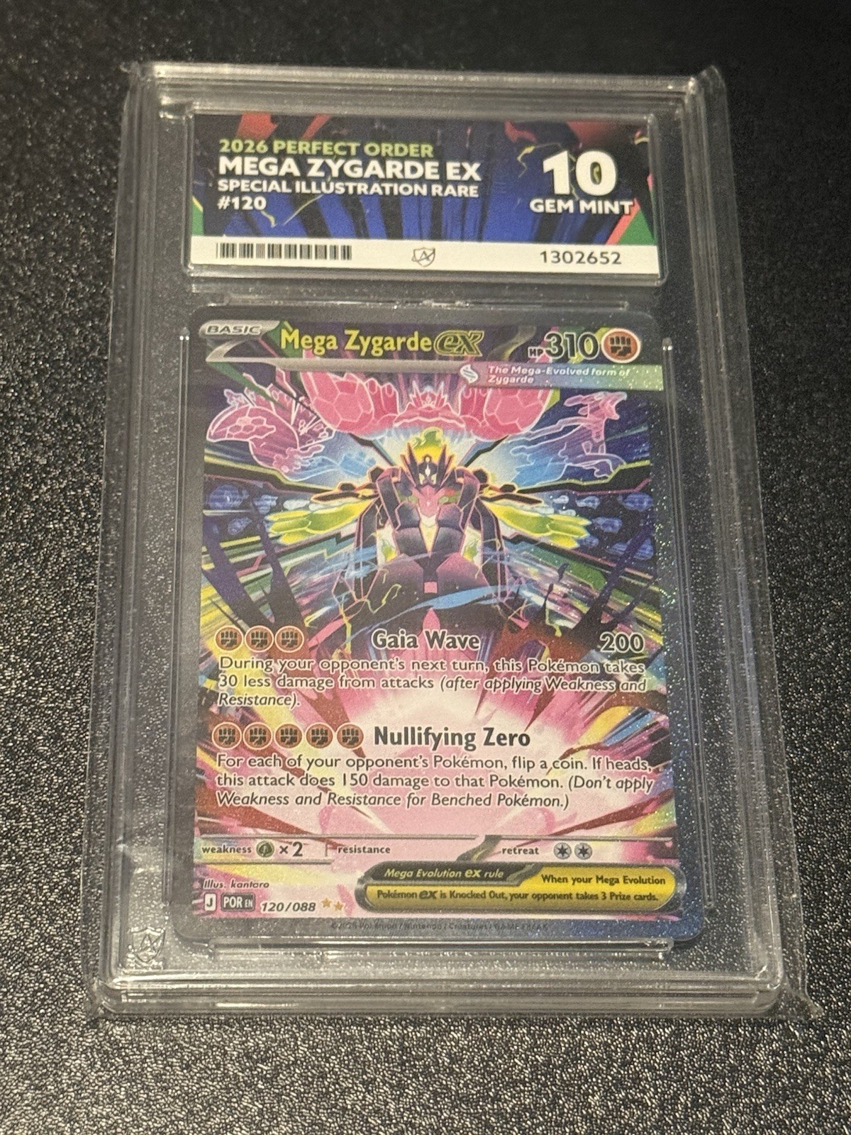 Mega Zygarde Ex | 120/088 Perfect Order | ACE 10 Mega Zygarde Ex | 120/088 Perfect Order | ACE 10