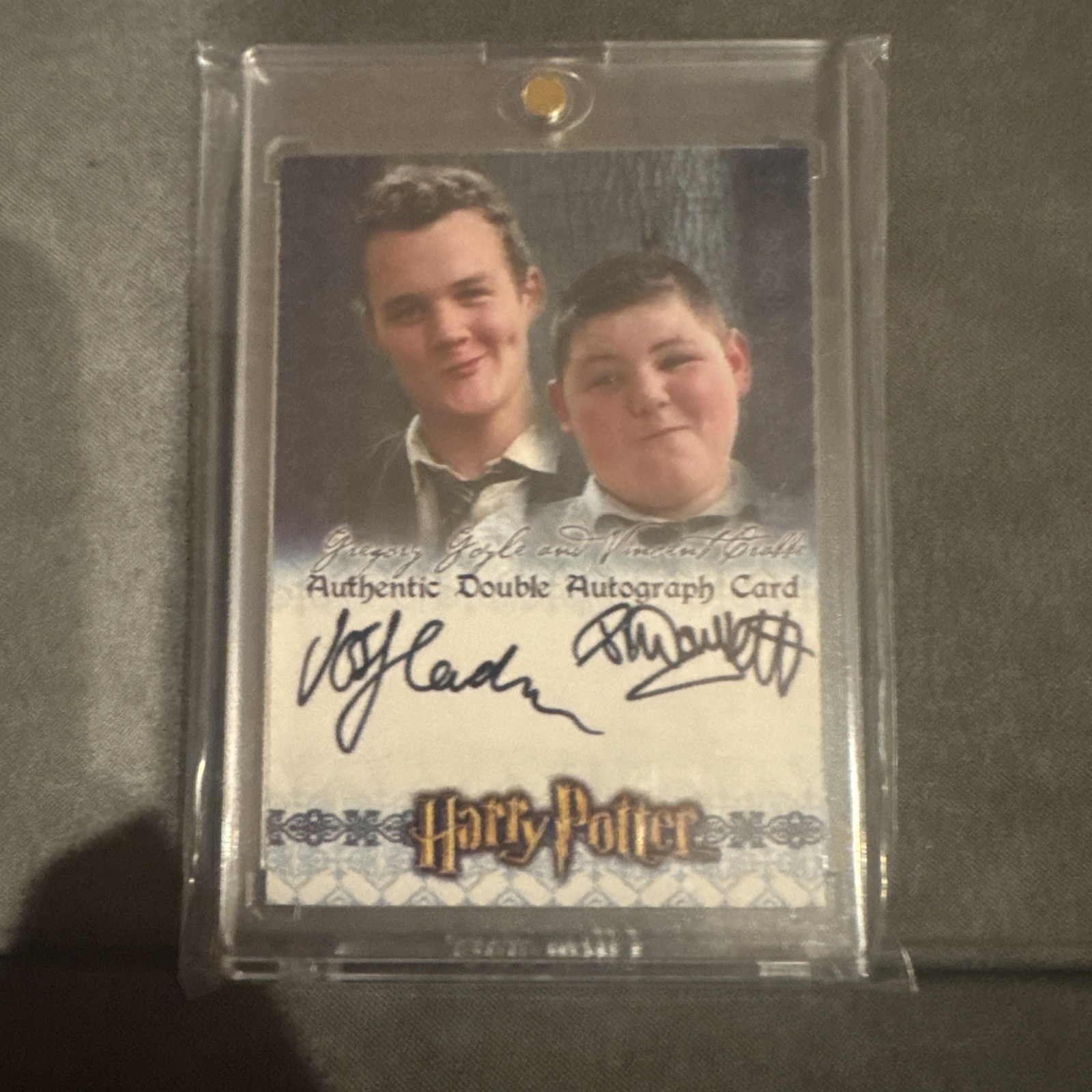 2007 3-D Artbox HP Crabbe & Goyle Dual Auto 2007 3-D Artbox HP Crabbe & Goyle Dual Auto