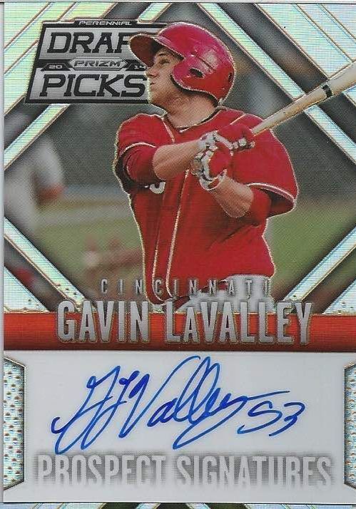 Gavin Lavalley 2014 Panini Perennial Draft Picks rookie auto autograph RC card