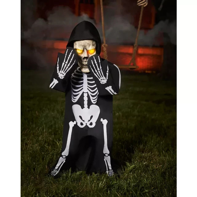 Lil\' Skelly Bones Jump Scare Animatronic Skeleton Spirit