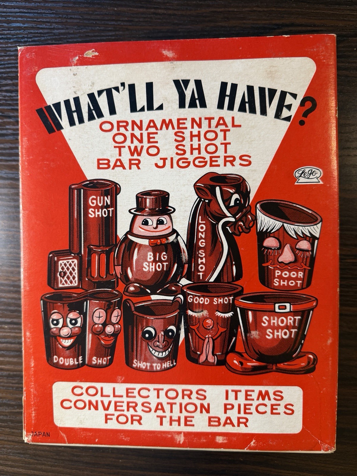 What'll Ya Have? Vintage Ornamental Bar Jiggers Collector's Items JAPAN 1950’s What'll Ya Have? Vintage Ornamental Bar Jiggers Collector's Items JAPAN 1950’s