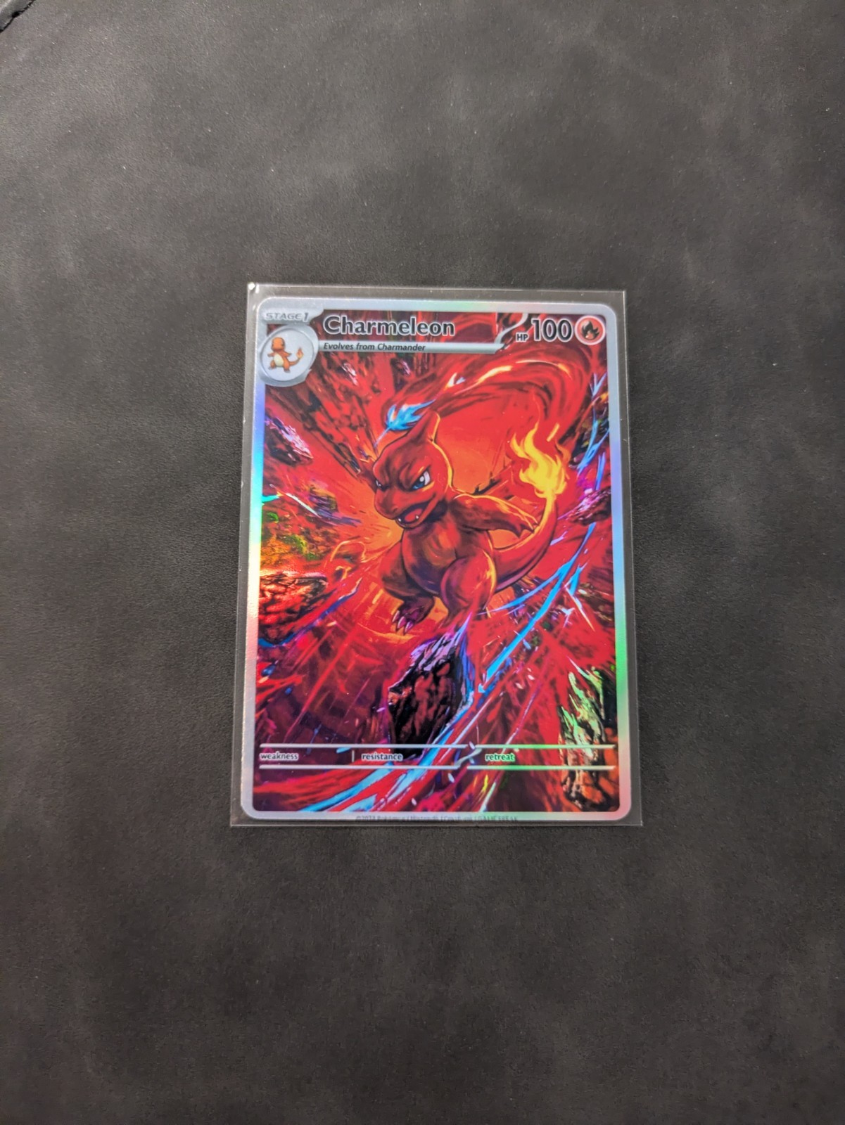 Dramatic Charmeleon Holographic Display Card Dramatic Charmeleon Holographic Display Card