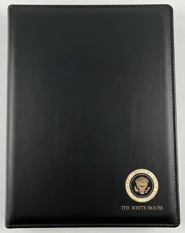 President George W. Bush White House Presidential Seal Portfolio - Padfolio