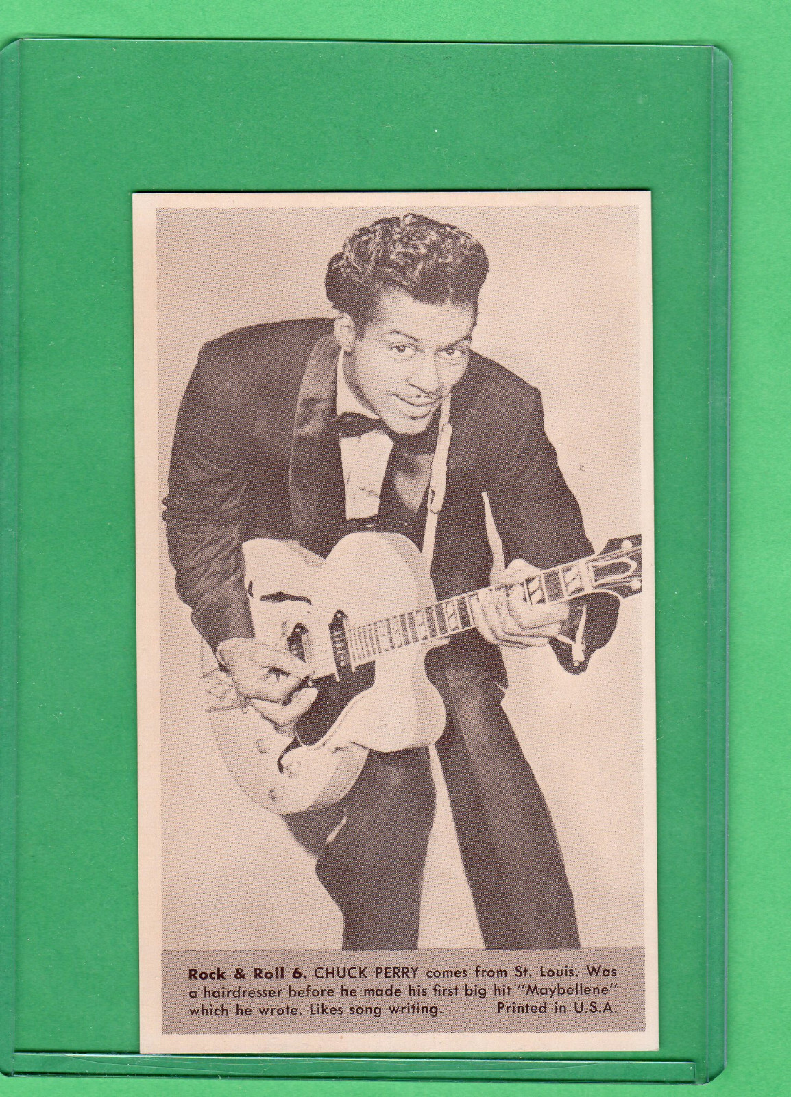 Chuck Berry RC 1959 Nu-Cards Rock & Roll High Grade Pack Fresh Chuck Berry RC 1959 Nu-Cards Rock & Roll High Grade Pack Fresh