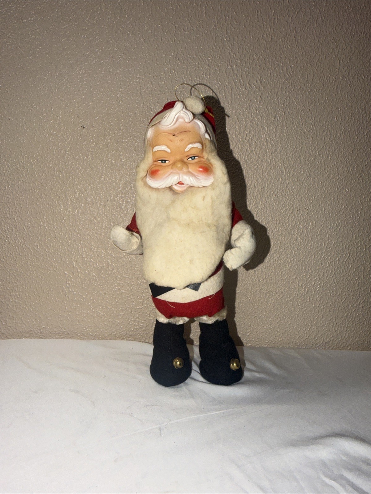 Vintage Rubber Faced Santa 12” Standing Figure 1950s-1960s, Japan Vintage Rubber Faced Santa 12” Standing Figure 1950s-1960s, Japan