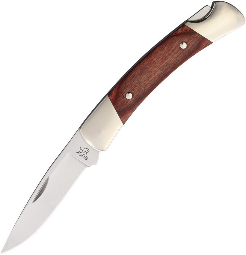 BUCK KNIFE - SQUIRE LOCKBACK - #501RWS - ROSEWOOD HANDLES - 3 3/4 BUCK KNIFE - SQUIRE LOCKBACK - #501RWS - ROSEWOOD HANDLES - 3 3/4