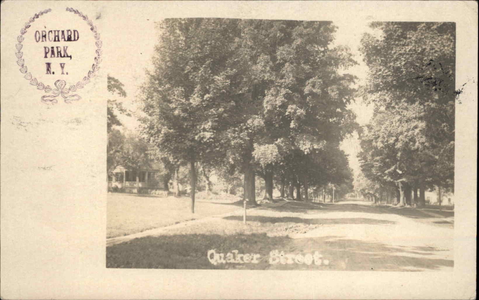 Orchard Park NY Quaker St. 1907 Used Postcard Orchard Park NY Quaker St. 1907 Used Postcard
