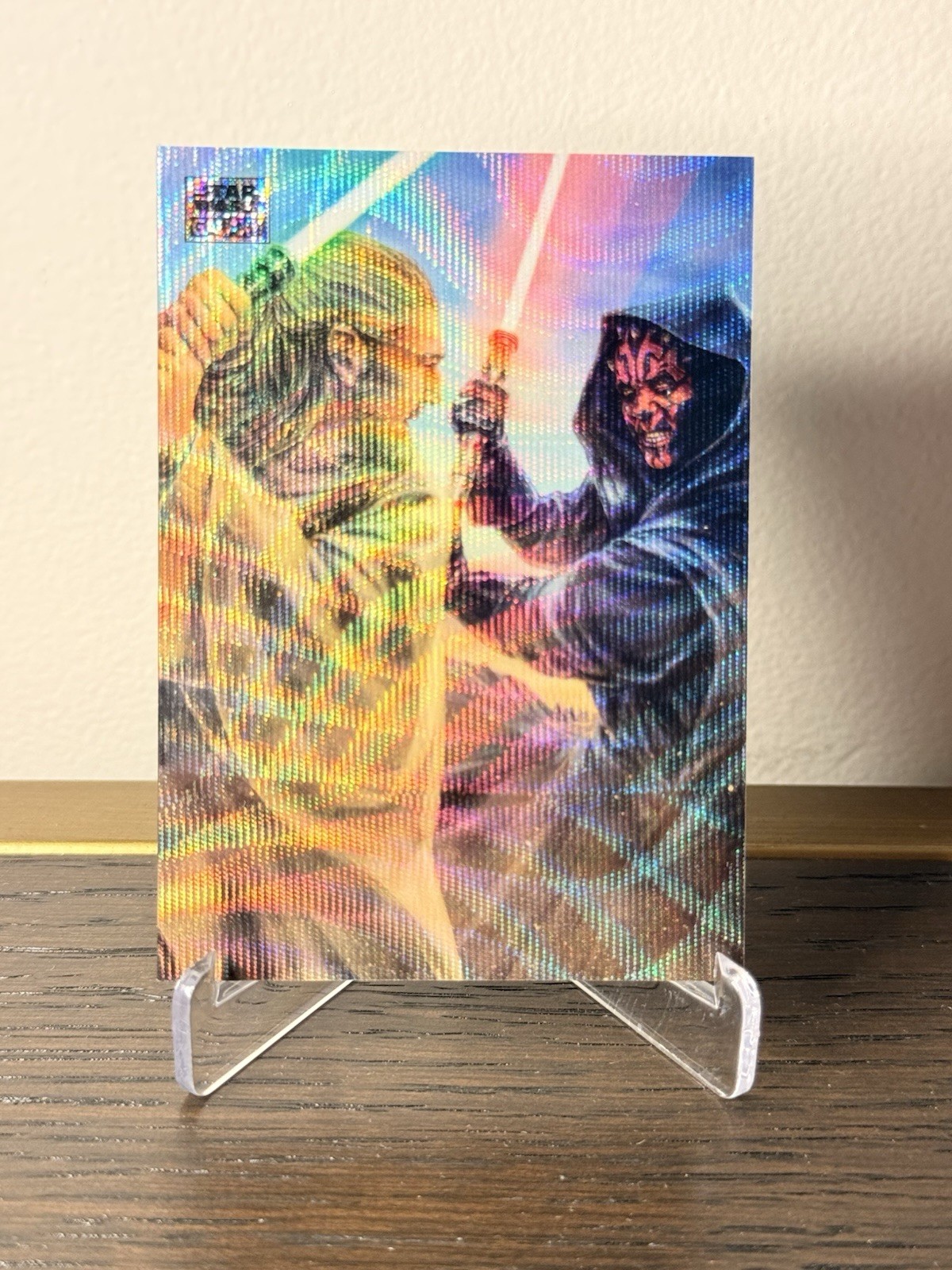 2024 Topps Star Wars Galaxy Warriors of the Force Wave Refractor /99 2024 Topps Star Wars Galaxy Warriors of the Force Wave Refractor /99