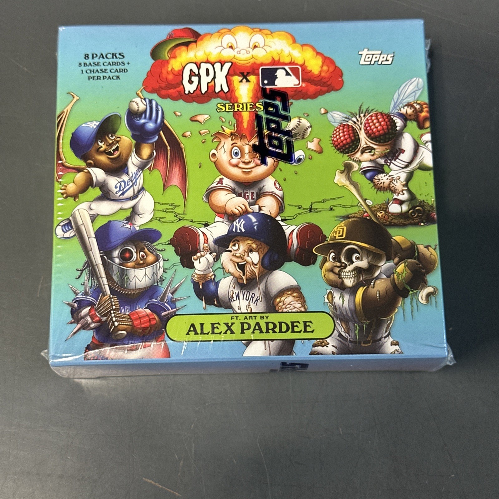 2022 Topps Garbage Pail Kids GPK X MLB Series 2 - Sealed 8 pack box - 48 cards 2022 Topps Garbage Pail Kids GPK X MLB Series 2 - Sealed 8 pack box - 48 cards