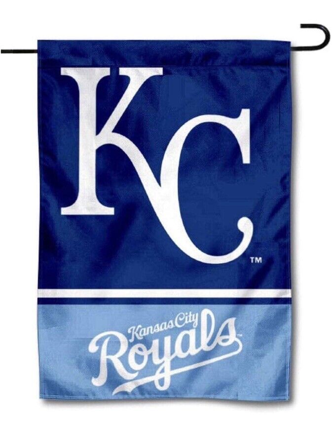 MLB Kansas City Royals Garden Flag Double Sided Royals Premium Yard Flag.
