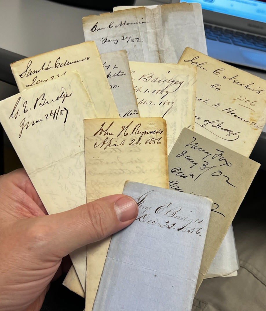 Lot of 9 Handwritten Signed New York Legal Letters from the 1850s Lot of 9 Handwritten Signed New York Legal Letters from the 1850s