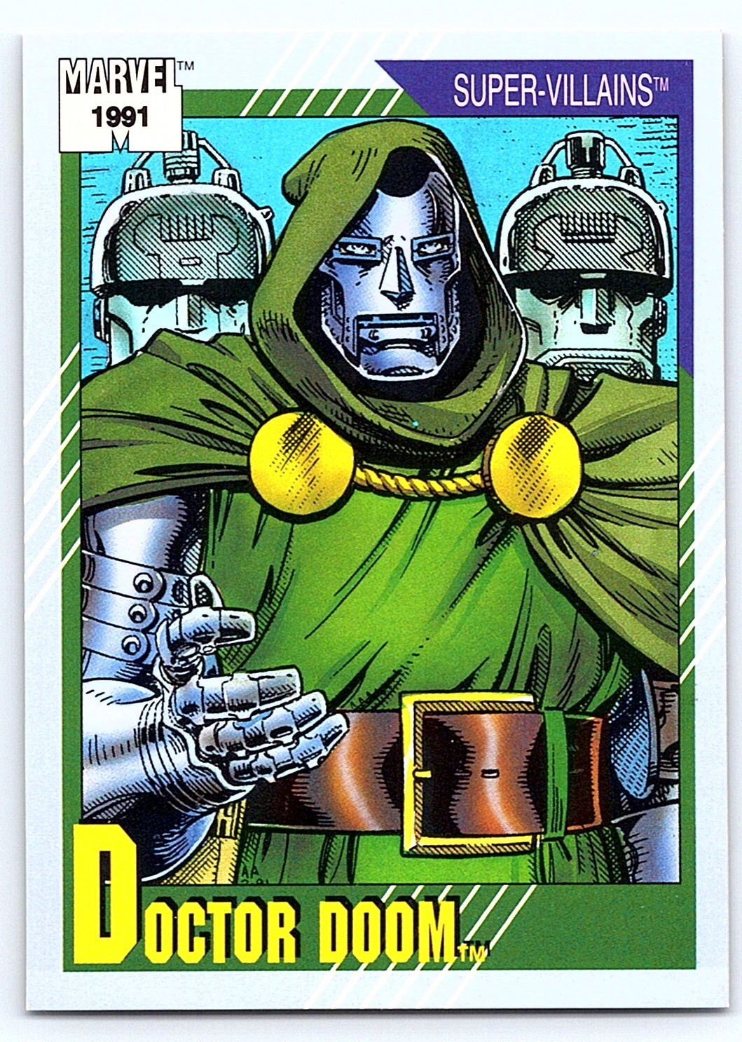 1991 Impel Marvel Universe #88 Dr. Doom Series 2 Super Villains NM+ 1991 Impel Marvel Universe #88 Dr. Doom Series 2 Super Villains NM+