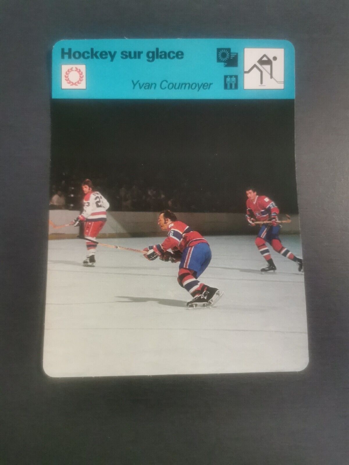 Yvan Cournoyer Ice Hockey, Ice Hockey, 1978 Meeting Editions Card, 
