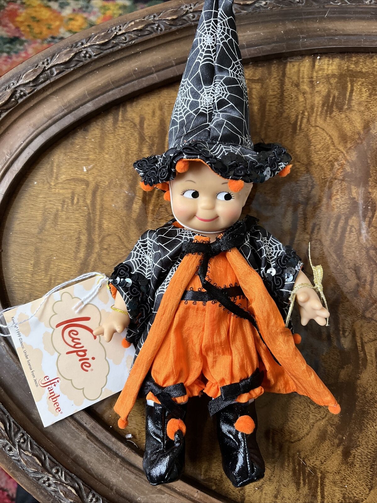 Effanbee Kewpie Vintage Witch Halloween Doll 8”