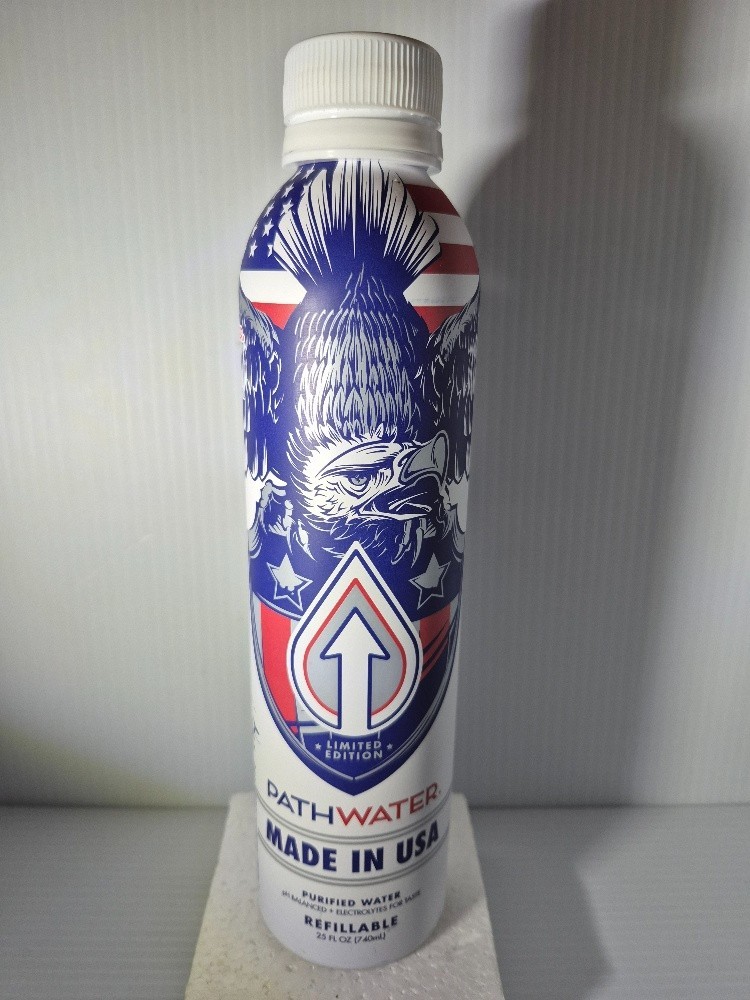 American Eagle Path Water Bottle Limited Edition Reusable Aluminum 25oz-empty American Eagle Path Water Bottle Limited Edition Reusable Aluminum 25oz-empty