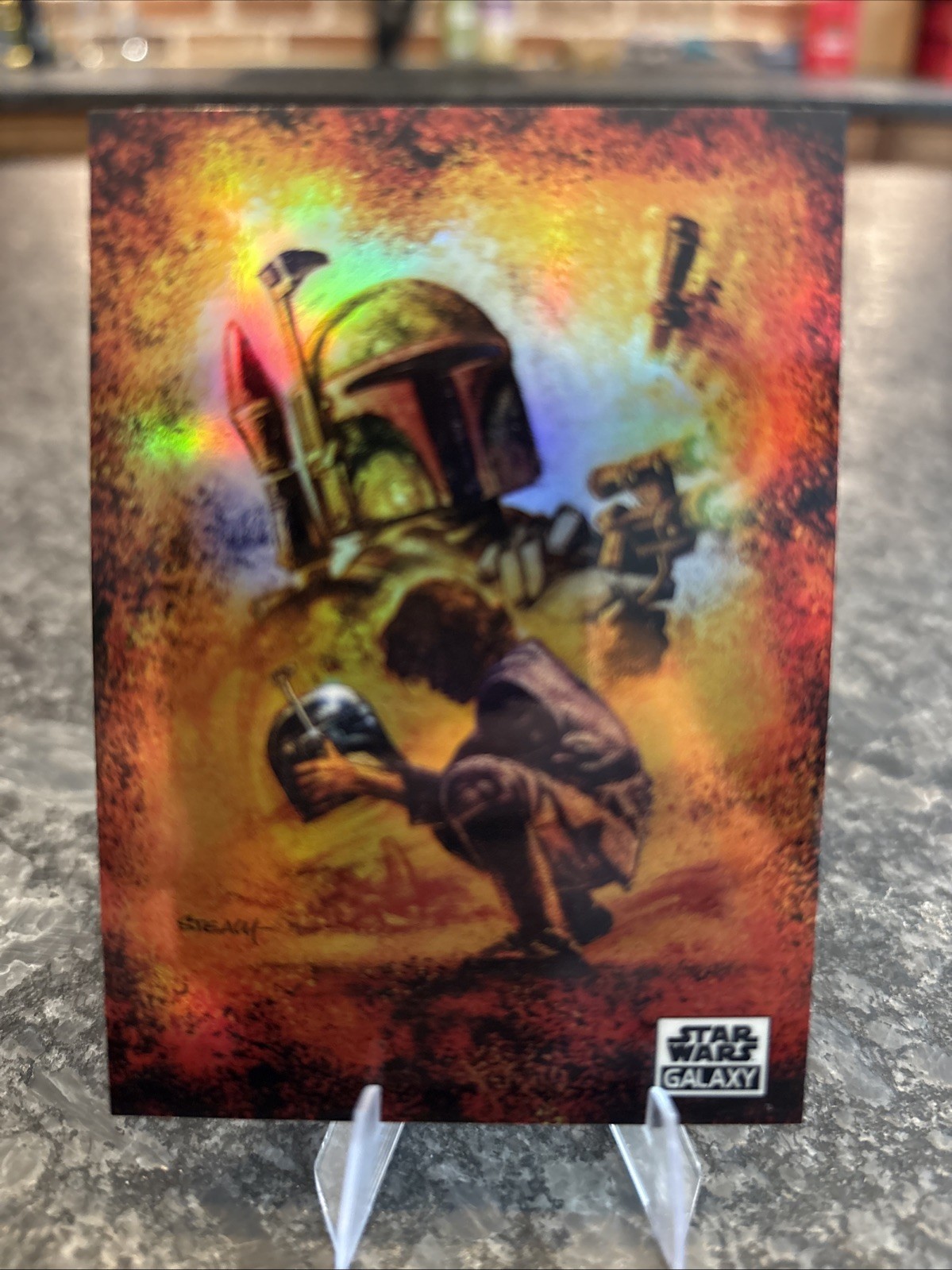 2021 Topps Chrome Star Wars Galaxy Refractor Call to Vengeance Card #47 2021 Topps Chrome Star Wars Galaxy Refractor Call to Vengeance Card #47