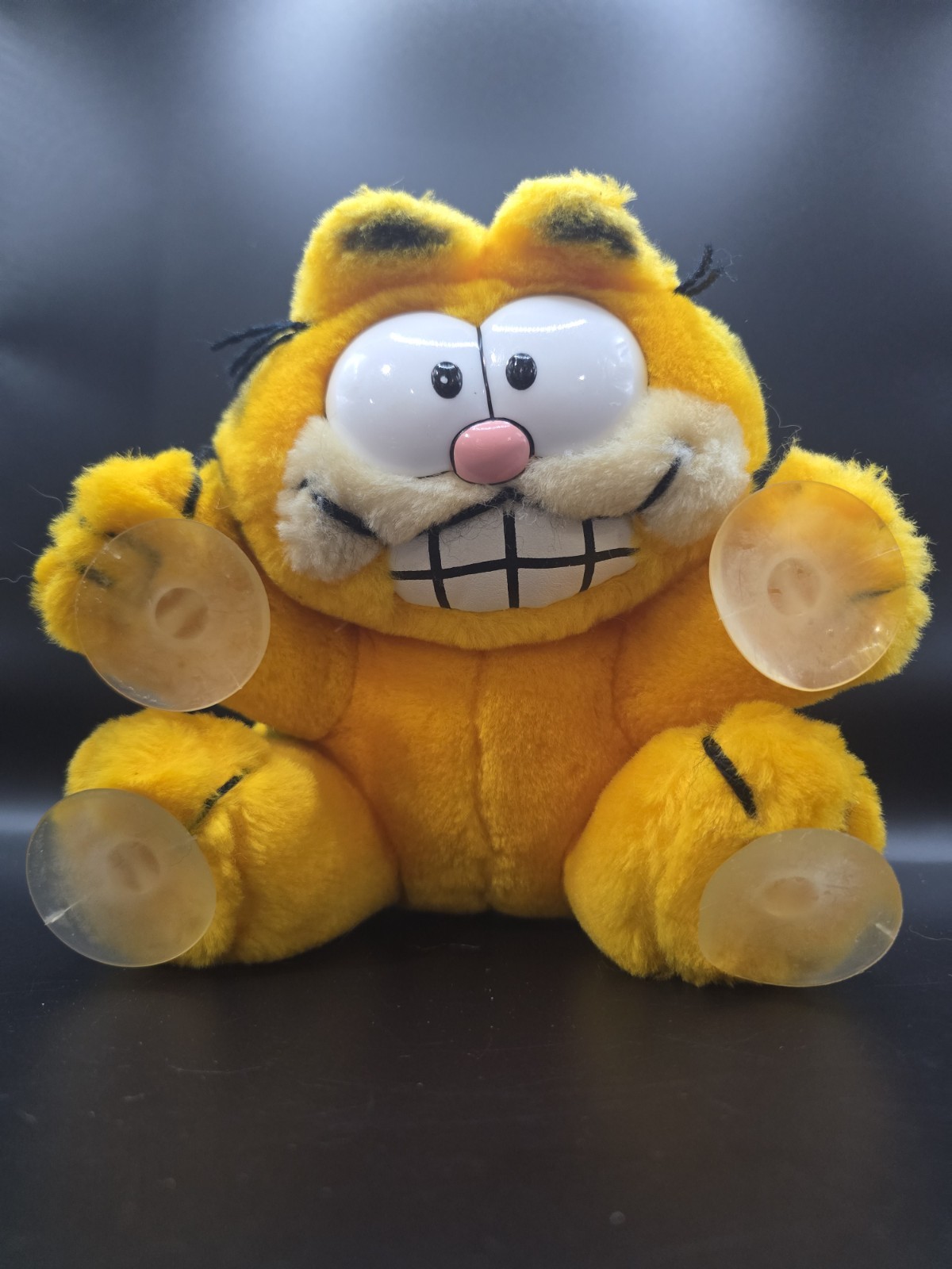 Vintage 80s Garfield Plush Stuck on You Suction Cup Car Window Cling Dakin 1981 Vintage 80s Garfield Plush Stuck on You Suction Cup Car Window Cling Dakin 1981