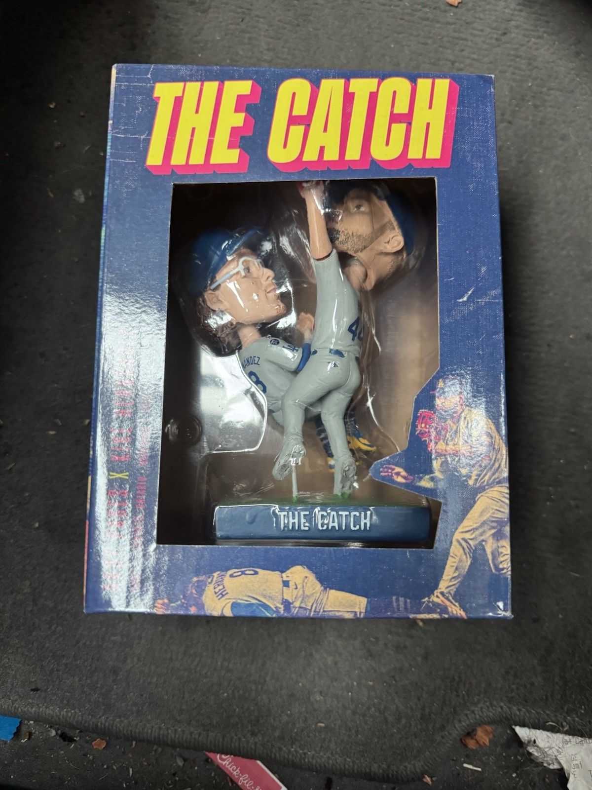Los Angeles Dodgers The Catch Bobblehead Collectible Figure in Box Baseball