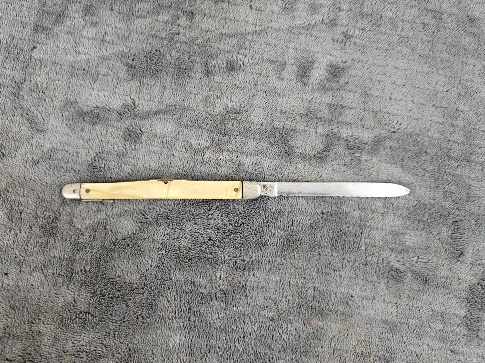 Vintage Schrade Walden Ny Usa Folding Serrated Knife Vintage Schrade Walden Ny Usa Folding Serrated Knife