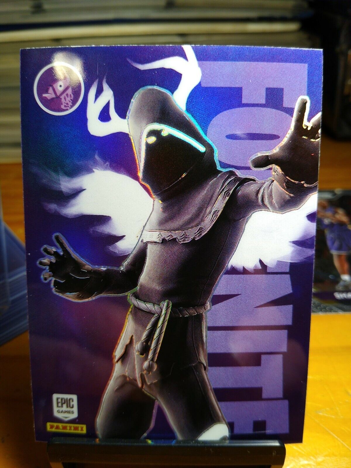 2021 Panini Fortnite Series 3 #161 Perfect Shadow Epic Outfit Purple OPTICHROME