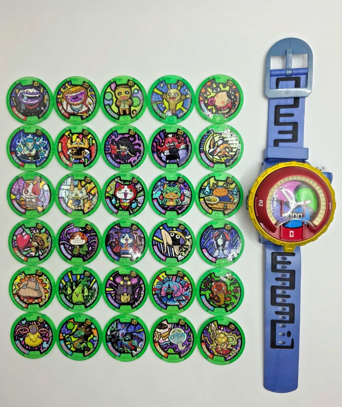 Yo-kai Watch DX Model Zero + 30 Z Medals Bandai Japan Tested Working