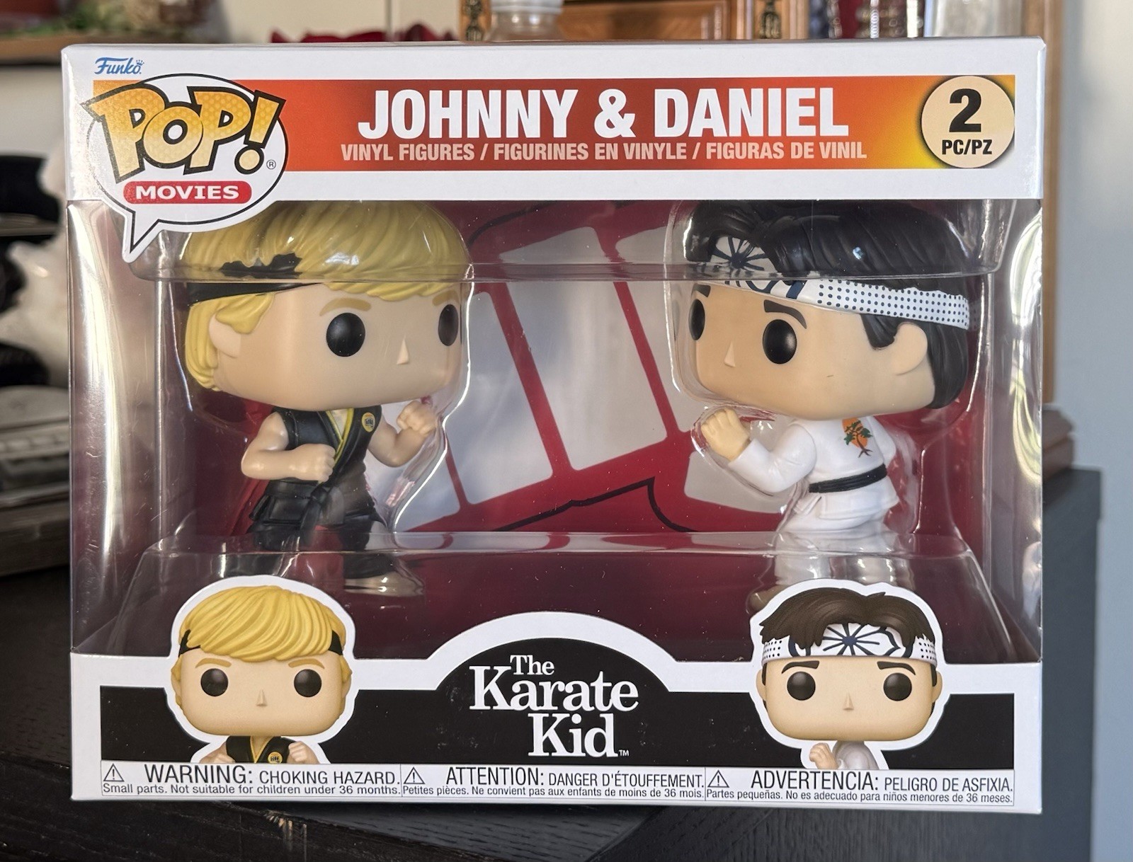 Funko Pop Movies: JOHNNY & DANIEL 2 Pack The Original Karate Kid IN HAND Funko Pop Movies: JOHNNY & DANIEL 2 Pack The Original Karate Kid IN HAND