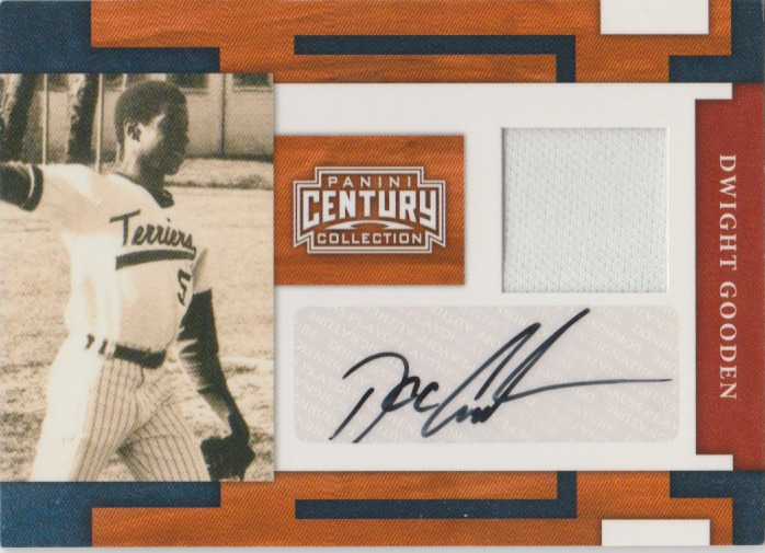 Dwight Doc Gooden 2010 Panini Century Collection autograph auto card 33 /99