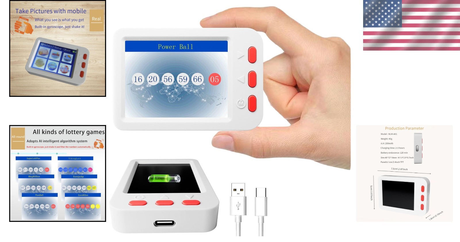 AI Algorithm Lottery Number Picker, Lottery Machine, Lottery Ball Machine, Play