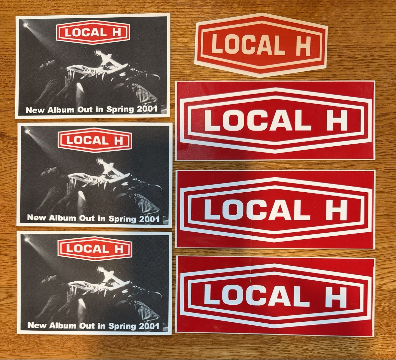 Vintage Local H Sticker Postcard Lot Grunge Alternative Promo Island Records OG Vintage Local H Sticker Postcard Lot Grunge Alternative Promo Island Records OG