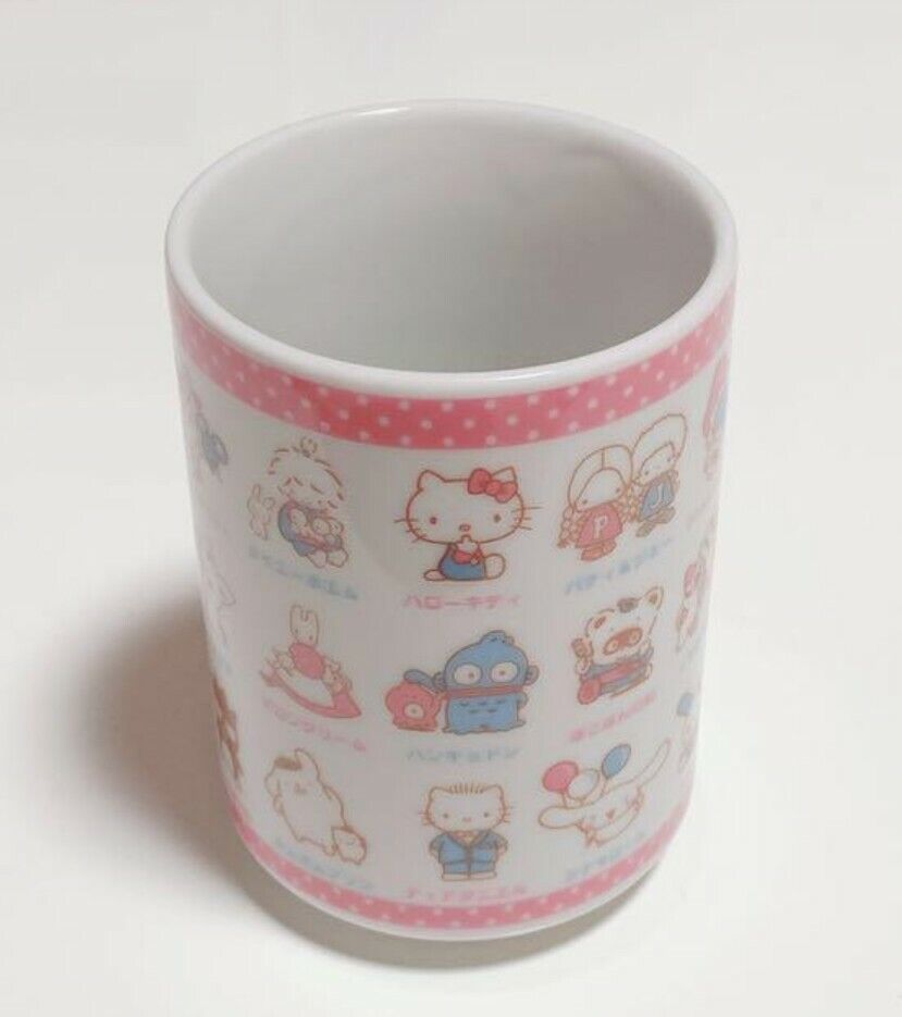 NEW Very RARE SANRIO characters Japanese Style Mug Cup YUNOMI of Sushi 2013 F/S