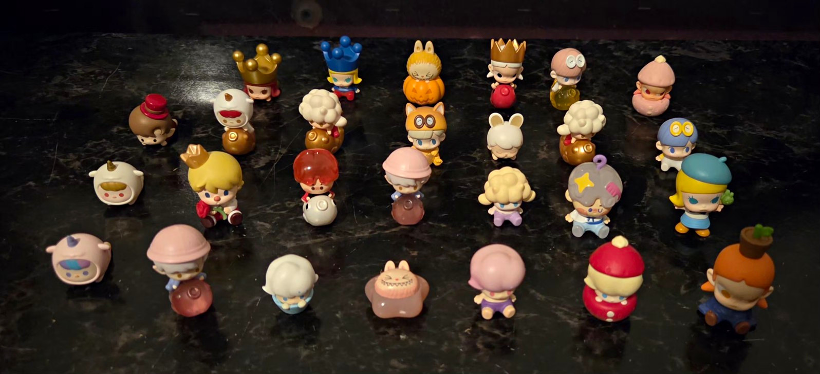 POP MART Pop Bean Lot of 27 Figurines, Multicolor Collectibles POP MART Pop Bean Lot of 27 Figurines, Multicolor Collectibles