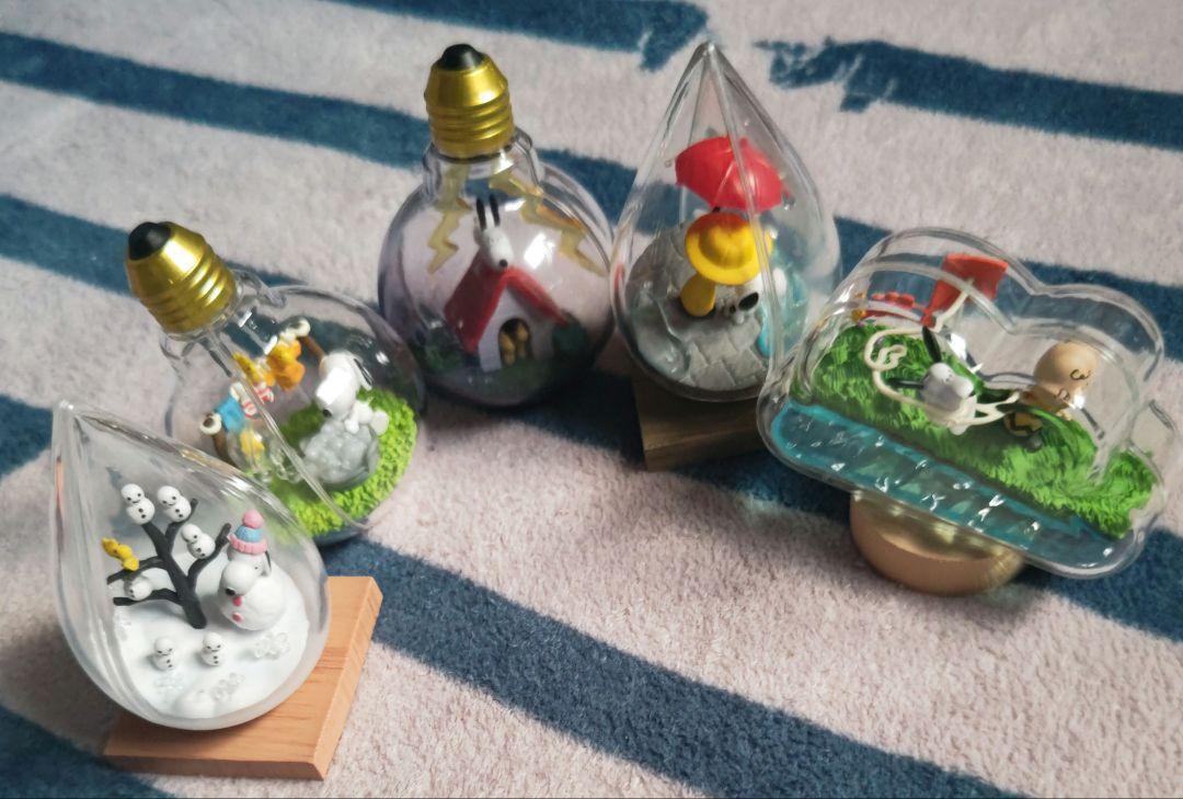Snoopy Goods lot set 5 WEATHER Terrarium character Goods anime collection