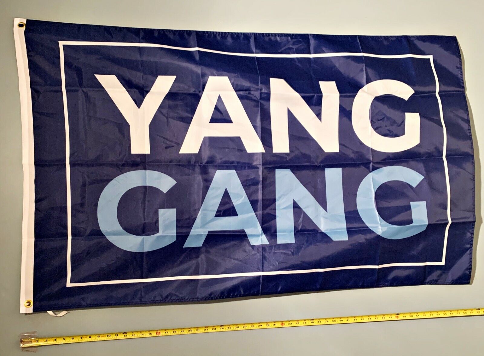 ANDREW YANG FLAG  USA SELLER Yang Gang Biden Harris USA Poster Sign 3x5