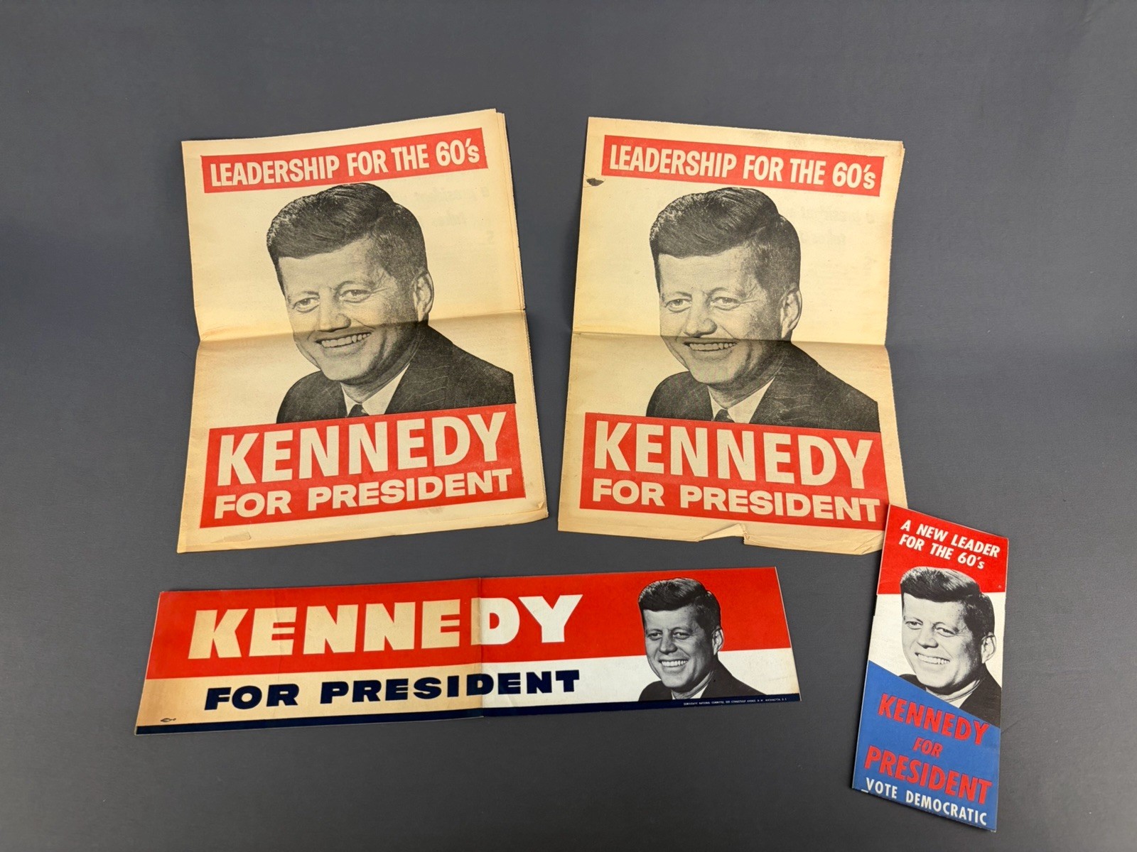 VTG John F Kennedy JFK 1960 Presidential Campaign Election Brochure/Memorabilia