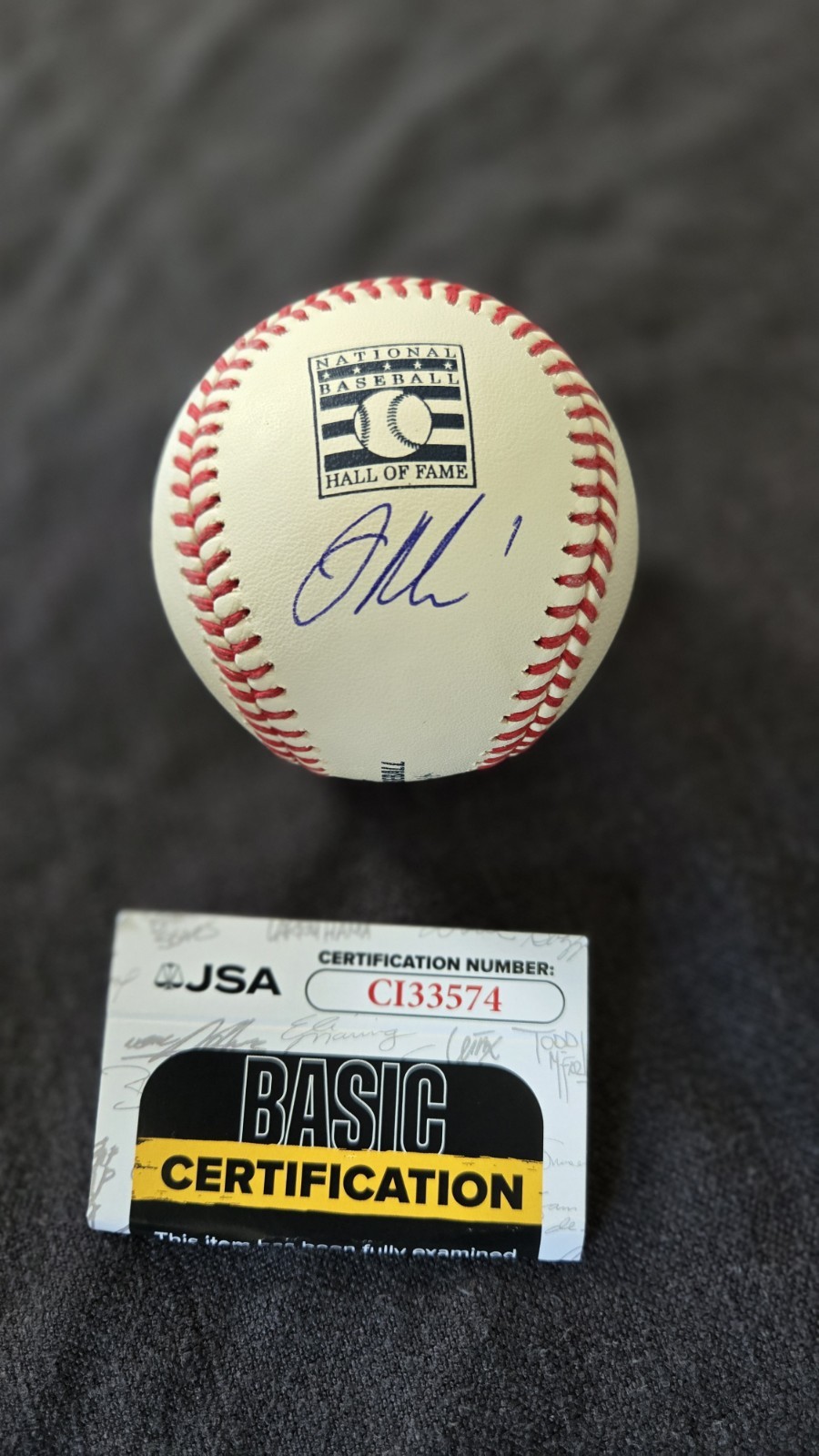 Joe Mauer HOF Signed Autographed Baseball JSA COA Joe Mauer HOF Signed Autographed Baseball JSA COA