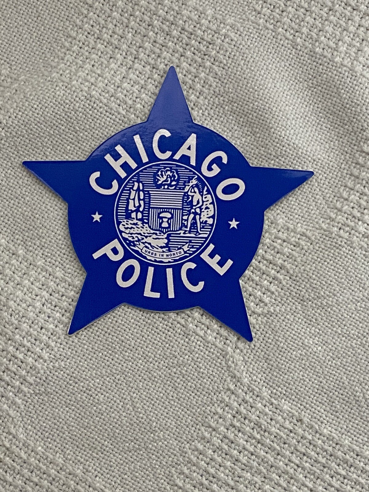 4” Blue Chicago Police Department CPD Sticker