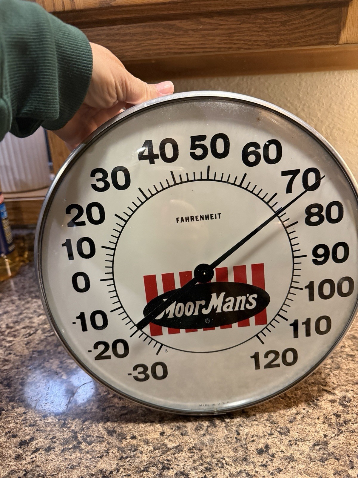 Vintage MoorMan’s Feed Advertising Thermometer 12” Works Great shape Collector Vintage MoorMan’s Feed Advertising Thermometer 12” Works Great shape Collector