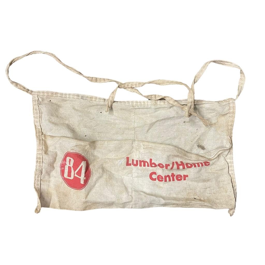 Vintage 84 Lumber Carpenters Tool Belt Apron Pittsburgh Canvas Workwear Pocket Vintage 84 Lumber Carpenters Tool Belt Apron Pittsburgh Canvas Workwear Pocket