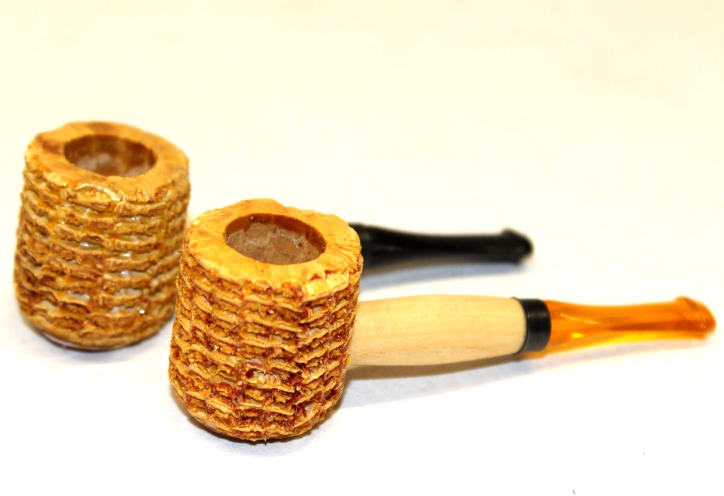 2 MINT UN-USED VINTAGE MEERSCHAUM MISSOURI MINIATURE GENT CORN COB PIPE MISSOURI 2 MINT UN-USED VINTAGE MEERSCHAUM MISSOURI MINIATURE GENT CORN COB PIPE MISSOURI