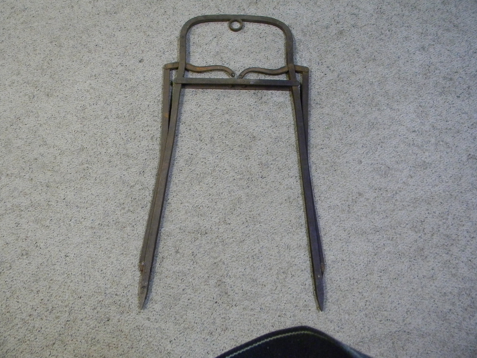Vintage Antique Hay Bale Lifter; 42 in. Long, 22.5 in. Wide; Pioneer farm equip.