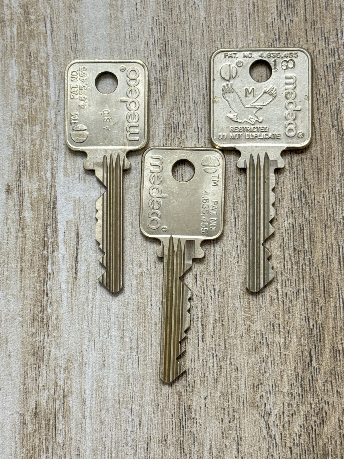 Vintage Medeco Do Not Duplicate Key Lot Vintage Medeco Do Not Duplicate Key Lot