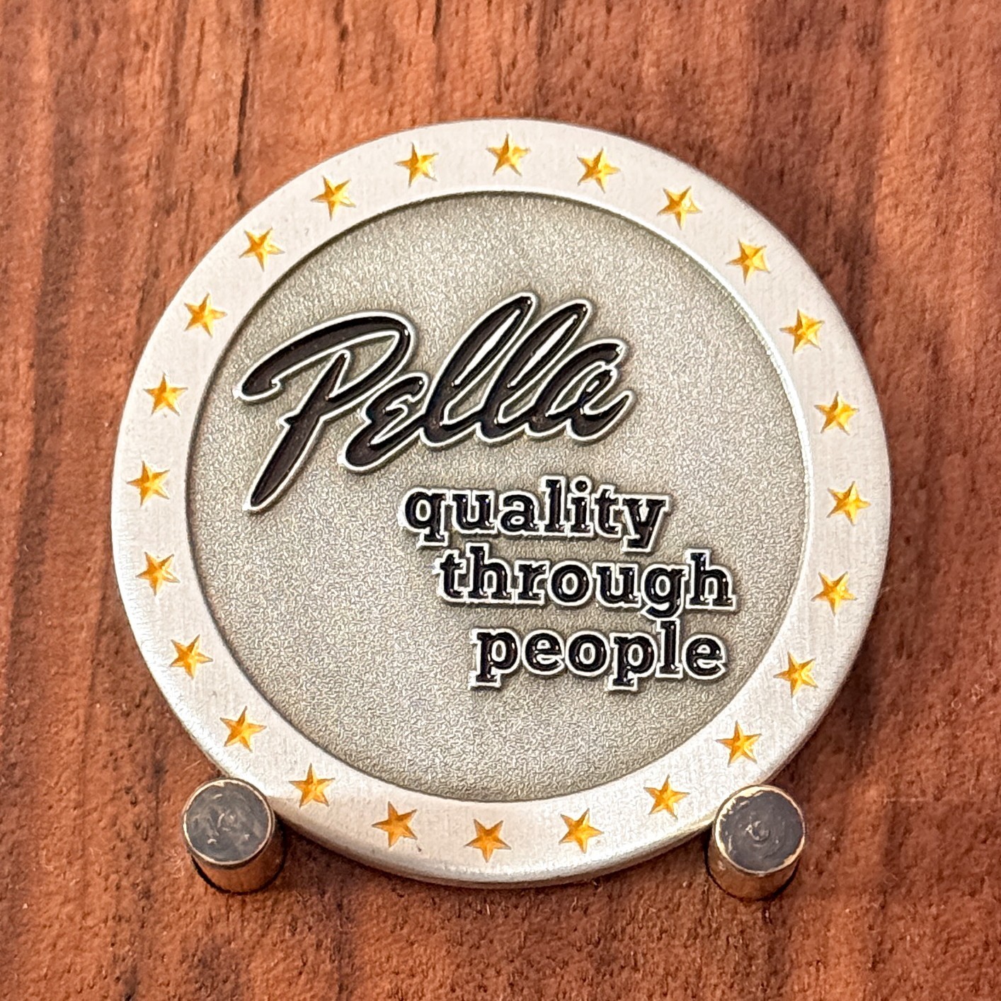 Pella 2022 Become The #1 Standard Corporate Motto Challenge Coin W#19 Pella 2022 Become The #1 Standard Corporate Motto Challenge Coin W#19
